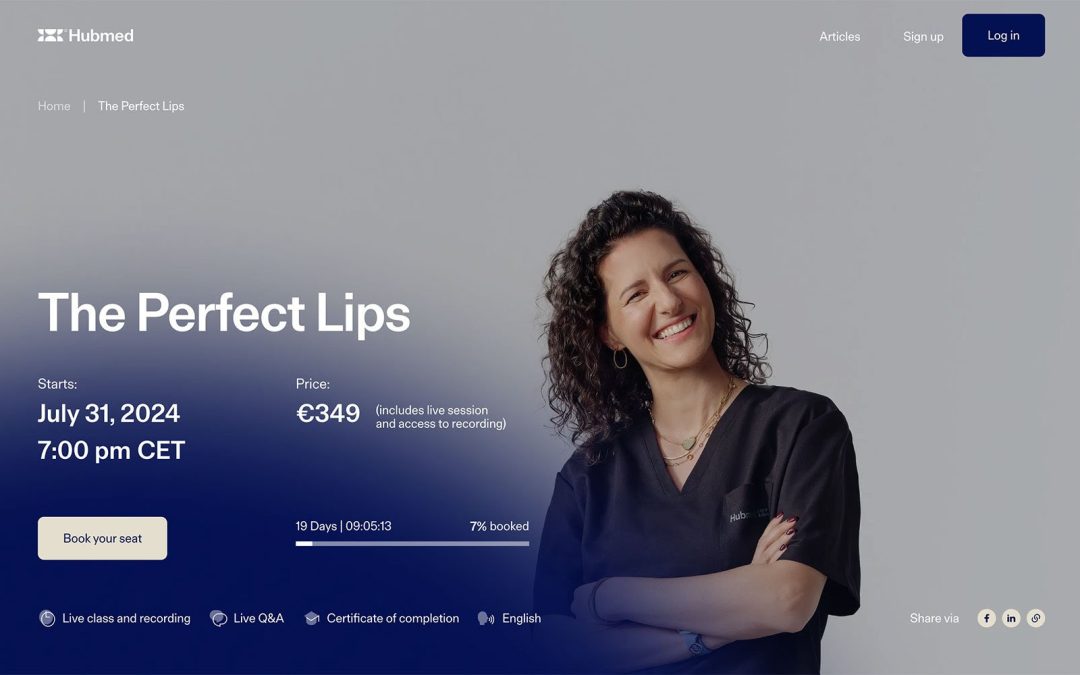 Masterclass Online: The Perfect Lips con la Dra. Maya Sinai