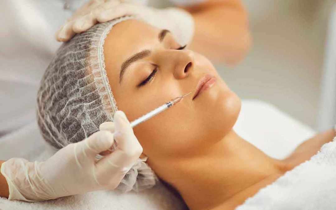 Profhilo hyaluronic acid injectable product used for facial skin bioremodeling and deep hydration