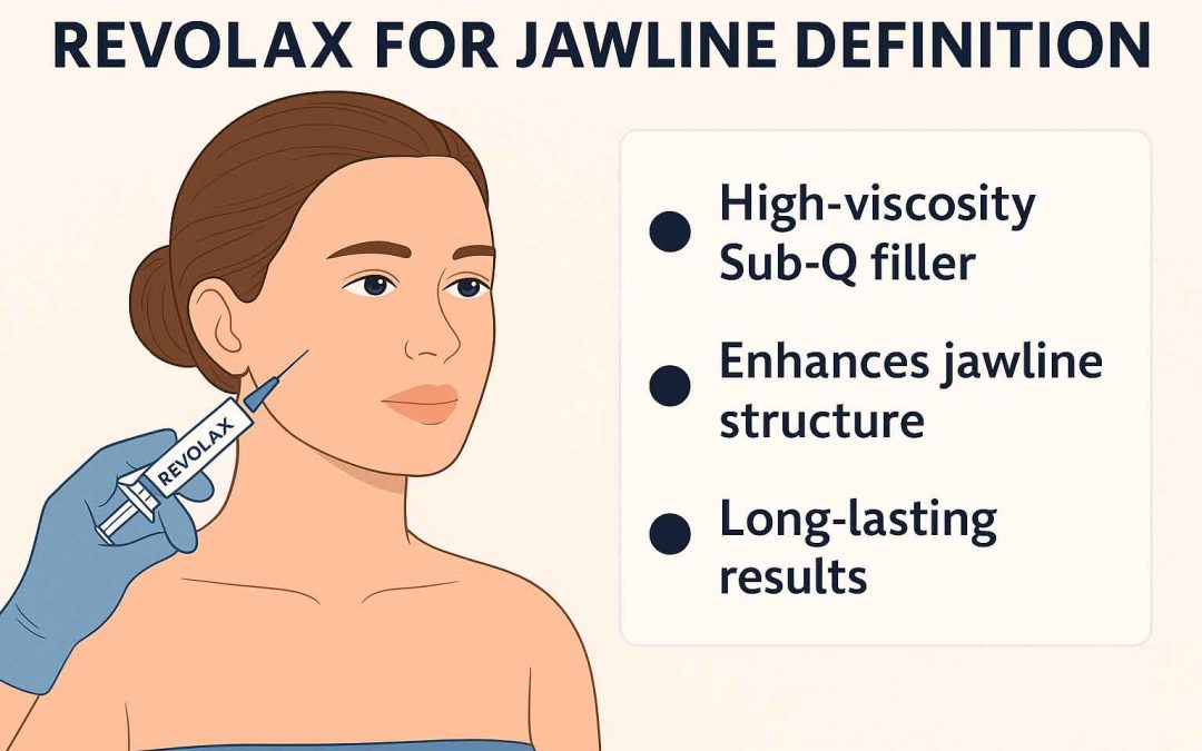 Simulated injection of Revolax Sub-Q for enhancing the mandibular contour
