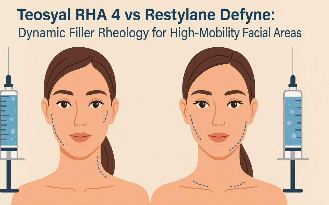 Teosyal RHA 4 vs Restylane Defyne: Advanced Dynamic Filler Rheology Analysis for High-Mobility Facial Areas