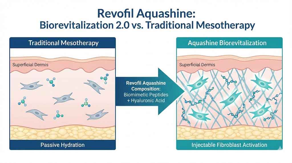 Revofil Aquashine: Moving Beyond Traditional Mesotherapy with Synthetic Growth Factors