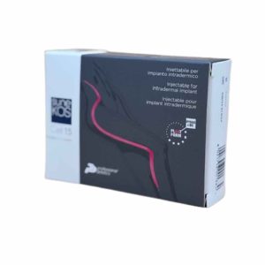 Caja del tratamiento inyectable Sunekos Cell para medicina estética, mostrando la marca y descripción.